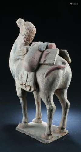 Chinese Pottery Camel Statue
