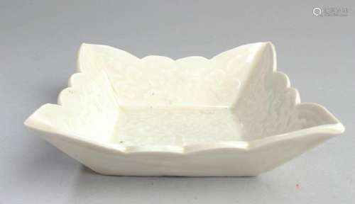 A Chinese Porcelain Square Shaped Ink Wash
