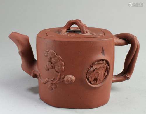 A Chinese Zisha Teapot