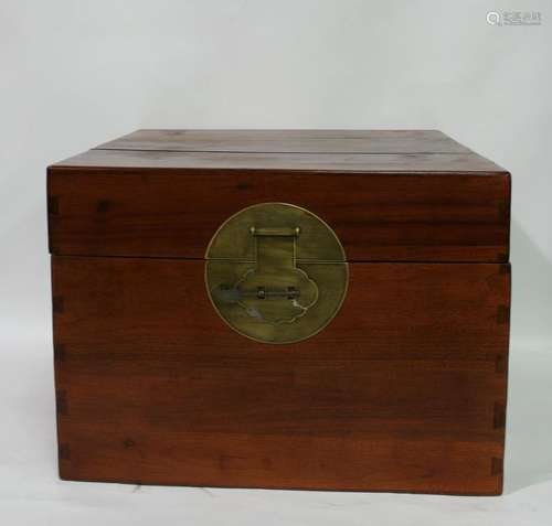 A Hardwood Treasure Chest Box