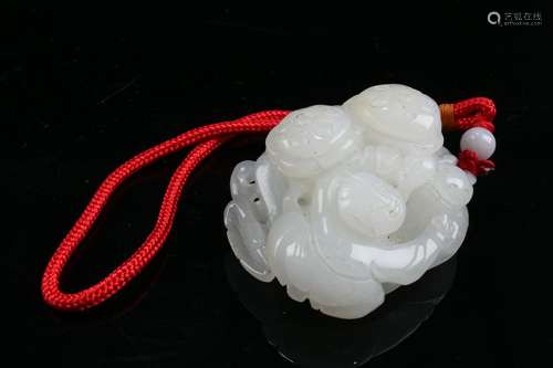 Chinese Hetian Jade Ornament