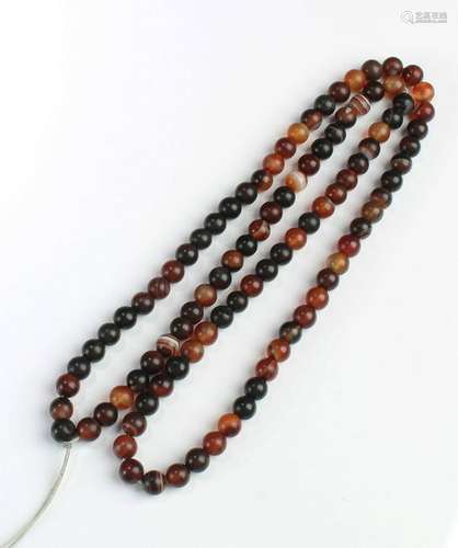 Chinese Agate Prayer Beads