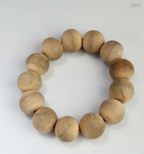 Chinese Agarwood Bead Bracelet