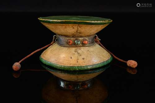 Tibetan Skull Drum and Ritual Object