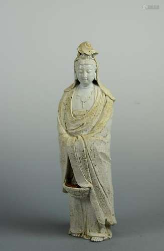 Oriental Blanc de Chine Porcelain Kuanyin