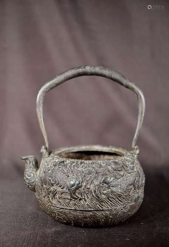 Japanese Iron Teapot - Dragon