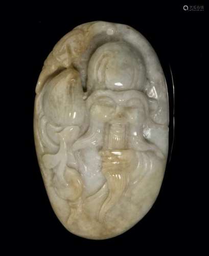 CARVED JADE LUOHAN