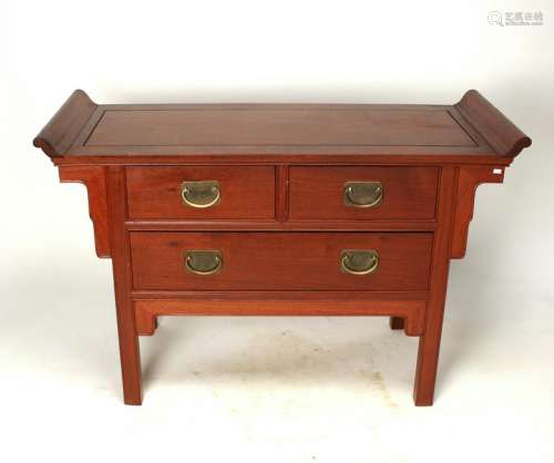 HUANGHUALI ALTAR TABLE WITH DRAWERS