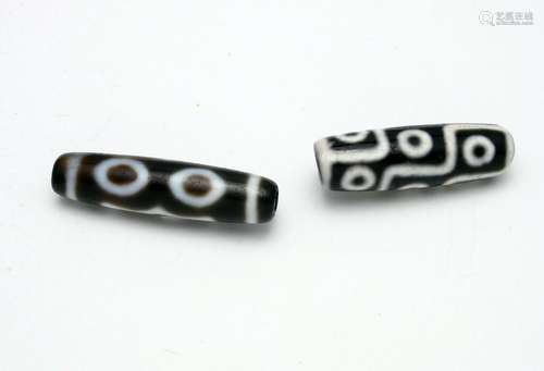 2 DZI BEADS