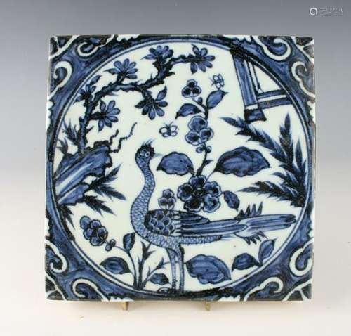 BLUE & WHITE MING TILES 1