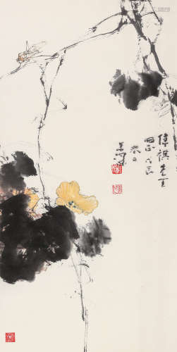 杨善深（1913～2004） 花鸟 镜心 设色纸本