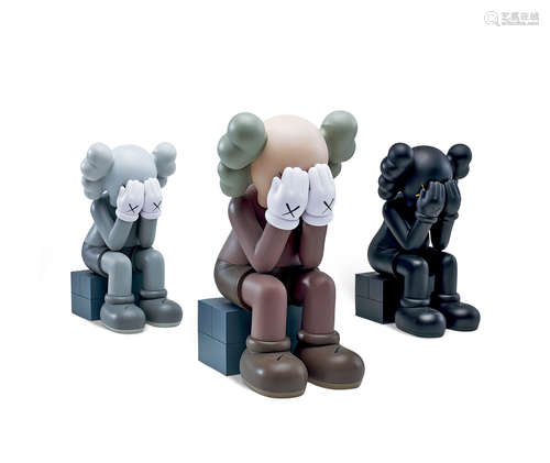 KAWS（b.1974） 2018年作 PASSING THROUGH 彩绘 搪胶