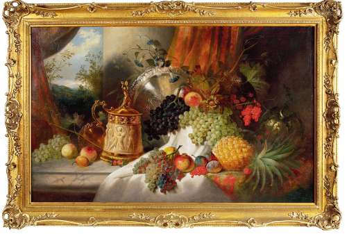 Jan van Huysum 18世纪 花果与静物 布面油画