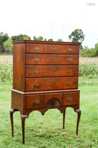 QUEEN ANNE PERIOD HIGH CHEST