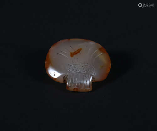 Agate purse in Qing Dynasty