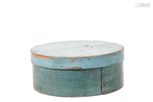 ANTIQUE PANTRY BOX IN ROBIN'S EGG BLUE PAINT