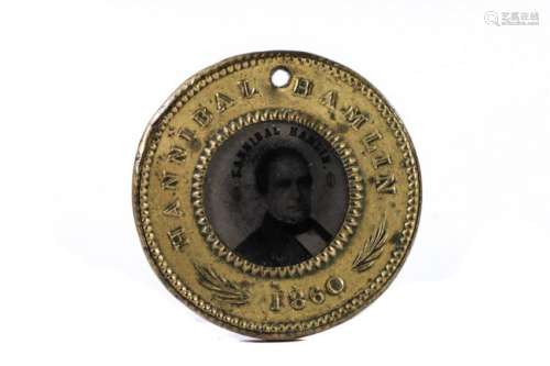 1860 ABRAHAM LINCOLN / HAMLIN CAMPAIGN TOKEN