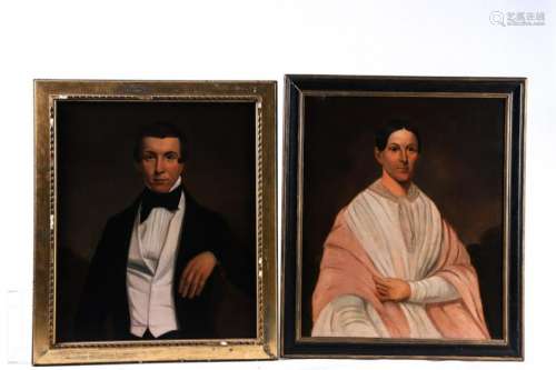 MR & MRS JOHN A. MILLER by HERRING dated 1845