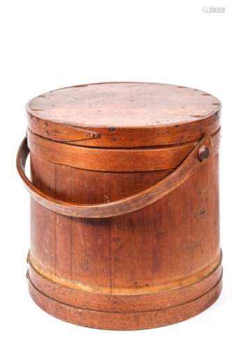 LARGE PERIOD FIRKIN with SWING HANDLE