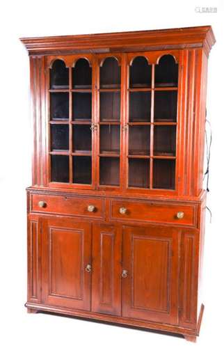 (19th c) COUNTRY CHINA CABINET