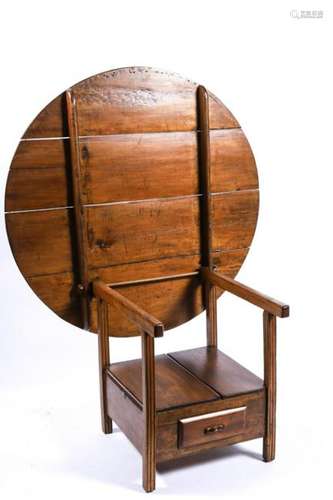 TILT-TOP HUTCH TABLE