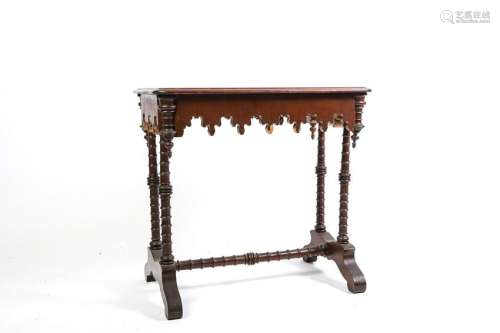 VICTORIAN MAHOGANY (1) DRAWER STAND