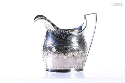 1803 LONDON STERLING SILVER HELMET-FORM CREAMER