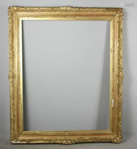 Large Gilt Wood and Gesso Picture Frame