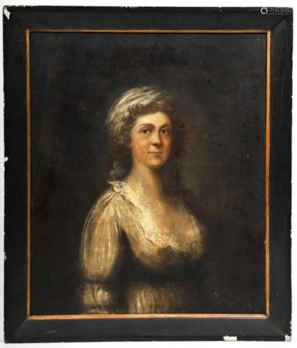 (19th c) PORTRAIT of a LADY