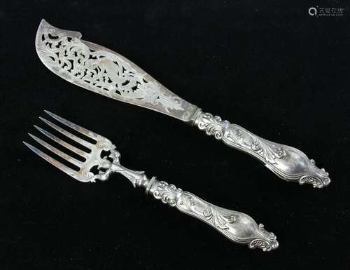 Silverplate Fish Set