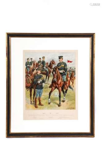 1902-1907 OFFICERS & ENLISTED MEN OF CAVALRY