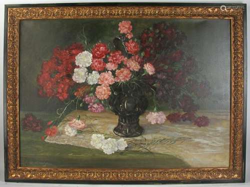 Still Life with Flowers Signed Westchiloff