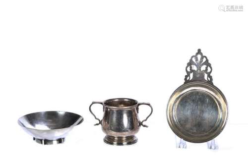 (3) ARTS and CRAFTS STERLING SILVER HOLLOWWARE