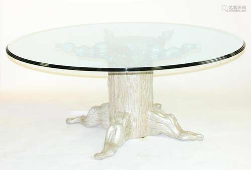 David Barrett Tree Trunk Designer Wooden Table