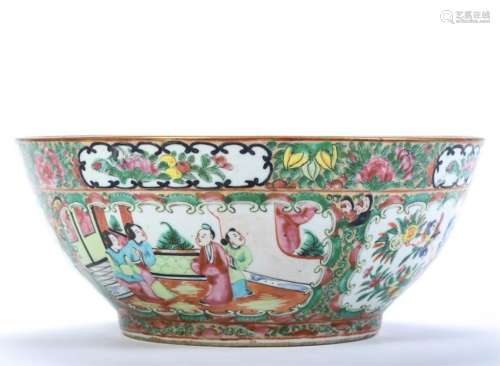 ROSE MEDALLION PUNCH BOWL