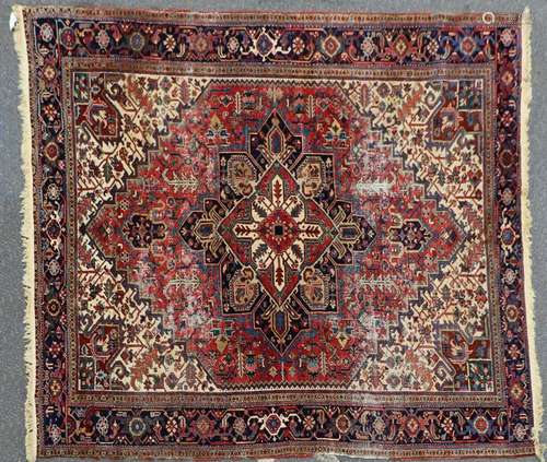 Antique Persian Heriz Rug