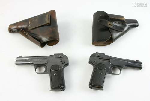 (2) Browning WWI 32 Caliber Pistols