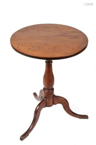 (19th c) CHERRY CANDLE STAND