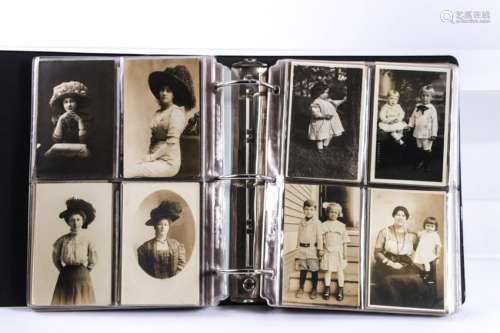 LARGE COLLECTION OF REAL PHOTO POSTCARDS RPPC