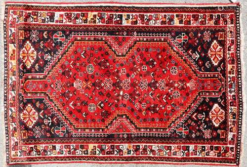 Semi Antique Persian Shiraz Rug