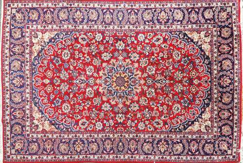 Semi Antique Persian Kazvin Rug