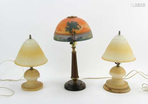 Three Boudoir Lamps