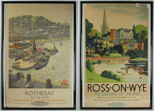 Two Vintage British Travel Posters