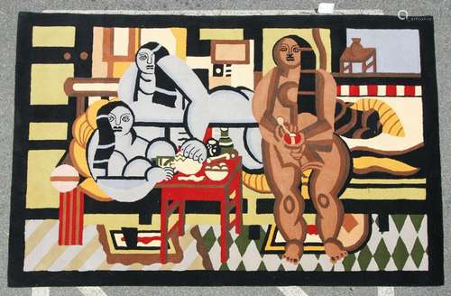 Rug Based on Fernand Leger's Three Women