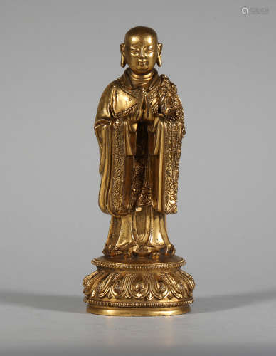 Bronze Golden Gaye Buddha in the Mid-16th Century
