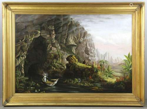 Manner of Thomas Cole 19thC Oil on Canvas