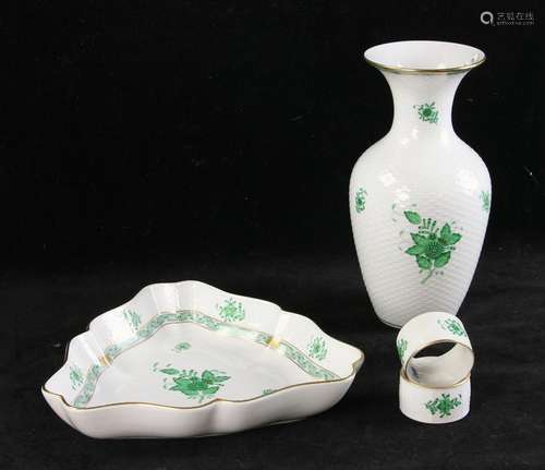 Herend Porcelain Chinese Bouquet Green