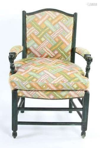 French Painted Armchair