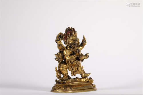 The Great Dark Sky six-arm Dharma King in the Mid-18th Century