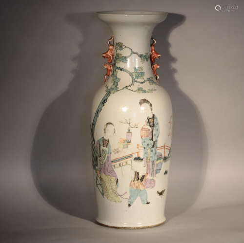 Qing Guang Xu pastel character bottle